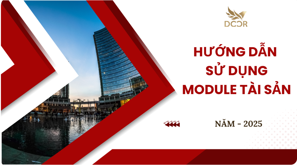 Hướng dẫn sử dụng Module Tài sản 
