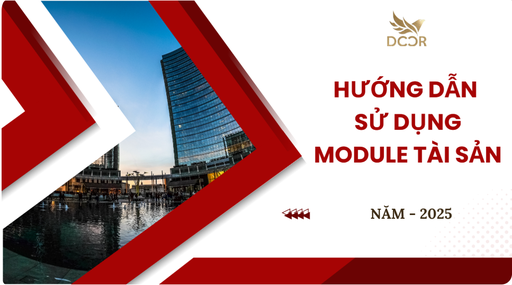 Hướng dẫn sử dụng Module Tài sản 