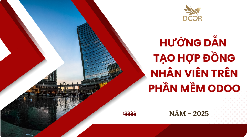 Hướng dẫn tạo hợp đồng nhân viên trên phần mềm Odoo