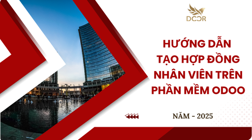 Hướng dẫn tạo hợp đồng nhân viên trên phần mềm Odoo
